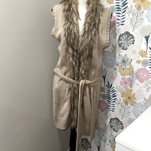 RXB faux fur sweater vest.  So cute with jeans and high boots.  Great condition